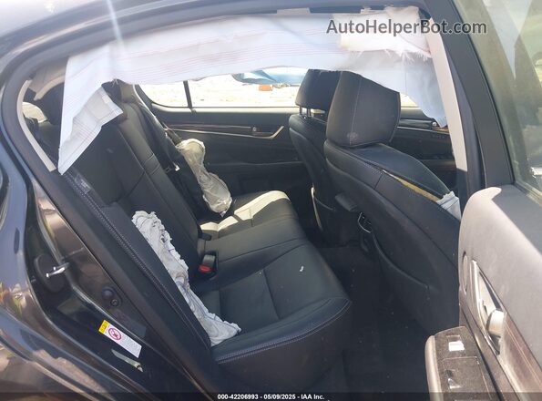 JTHBZ1BL5HA012242 2017 LEXUS GS Black VIN კოდის სტიკერის ხედი