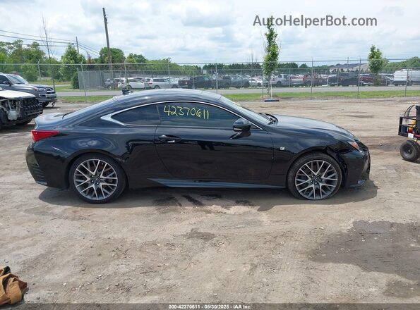 JTHSE5BC7H5008141 2017 LEXUS RC Black უკანა სალონის ხედი