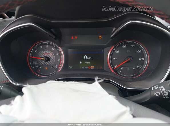 KL79MUSL6MB138398 2021 CHEVROLET TRAILBLAZER Black უკანა სავარძლების ხედი