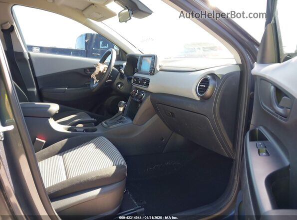KM8K12AA0MU611701 2021 HYUNDAI KONA Gray წინა სალონის ხედი