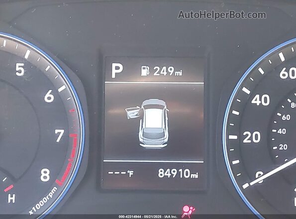 KM8K12AA0MU611701 2021 HYUNDAI KONA Gray 