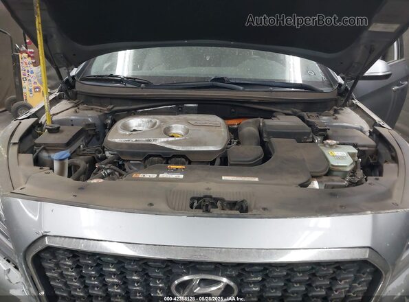 KMHE24L10GA009146 2016 HYUNDAI SONATA HYBRID Silver უკანა ხედი
