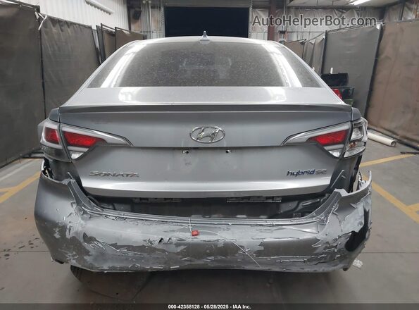 KMHE24L10GA009146 2016 HYUNDAI SONATA HYBRID Silver 