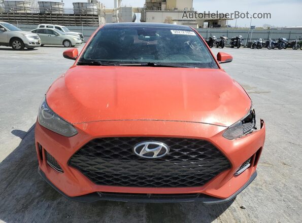 KMHTH6AB5LU021444 2020 HYUNDAI VELOSTER Orange Vista frontal