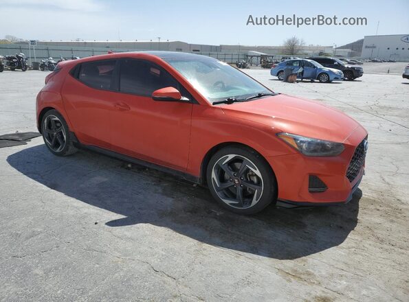 KMHTH6AB5LU021444 2020 HYUNDAI VELOSTER Orange Delantero derecho