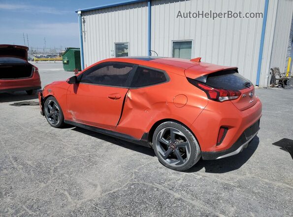 KMHTH6AB5LU021444 2020 HYUNDAI VELOSTER Orange Trasero izquierdo