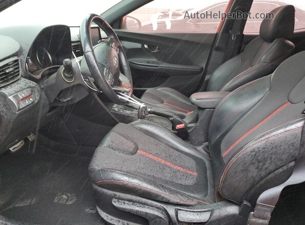 KMHTH6AB5LU021444 2020 HYUNDAI VELOSTER Orange Vista interior delantera