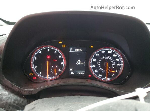 KMHTH6AB5LU021444 2020 HYUNDAI VELOSTER Orange Vista del cuadro de instrumentos