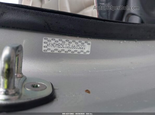 KNDMB5C12L6635221 2020 KIA SEDONA Серебряный Вид подкапотного пространства