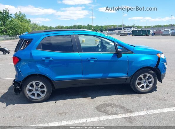 MAJ6S3GL5LC336693 2020 FORD ECOSPORT Blue უკანა სალონის ხედი