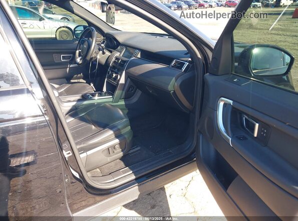 SALCR2FX4KH821814 2019 LAND ROVER DISCOVERY SPORT Black Widok wnętrza z przodu