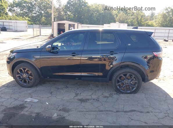 SALCR2FX4KH821814 2019 LAND ROVER DISCOVERY SPORT Black Widok wnętrza 360 stopni