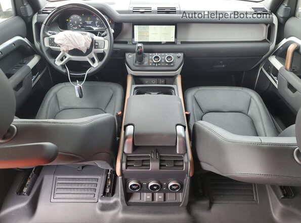 SALEPEEU6P2224987 2023 LAND ROVER DEFENDER White წინა პანელის ხედი