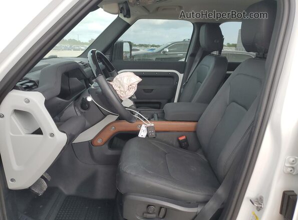 SALEPEEU6P2224987 2023 LAND ROVER DEFENDER White წინა სალონის ხედი