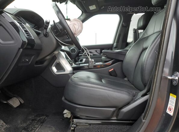 SALGS2RU6LA593221 2020 LAND ROVER RANGE ROVER Charcoal Առջևի վահանակի տեսք
