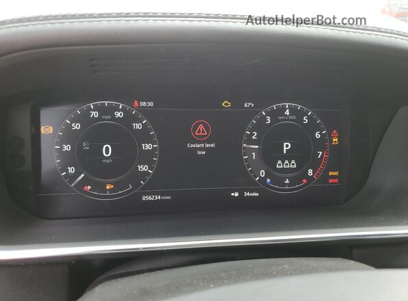 SALGS2RU6LA593221 2020 LAND ROVER RANGE ROVER Charcoal Հետևի նստատեղերի տեսք