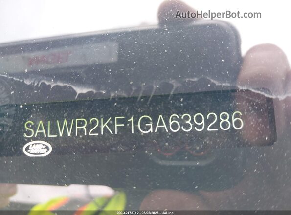 SALWR2KF1GA639286 2016 LAND ROVER RANGE ROVER SPORT Gray ძრავის განყოფილების ხედი