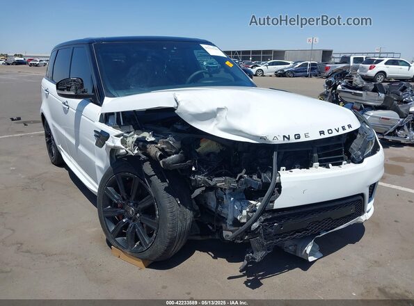 SALWS2RU3NA216568 2022 LAND ROVER RANGE ROVER SPORT White Widok z przodu
