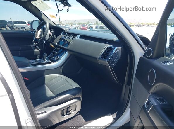 SALWS2RU3NA216568 2022 LAND ROVER RANGE ROVER SPORT White Widok wnętrza z przodu