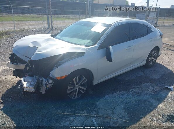 SHHFK7H34LU211167 2020 HONDA CIVIC White Առջևի ձախ երեք քառորդ տեսարան