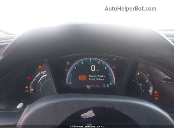 SHHFK7H34LU211167 2020 HONDA CIVIC White Հետևի նստատեղերի տեսք