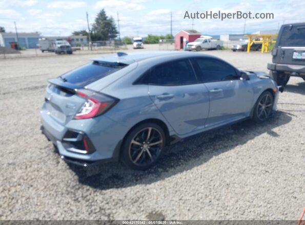 SHHFK7H9XMU402341 2021 HONDA CIVIC Gray უკანა მარჯვენა