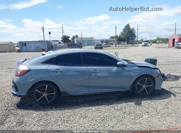 SHHFK7H9XMU402341 2021 HONDA CIVIC Gray უკანა სალონის ხედი