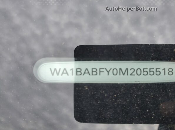 WA1BABFY0M2055518 2021 AUDI Q5  Հետևի նստատեղերի տեսք