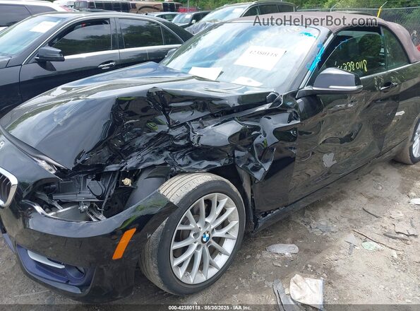 WBA1L9C58GV767841 2016 BMW 2 SERIES Black წინა ხედი