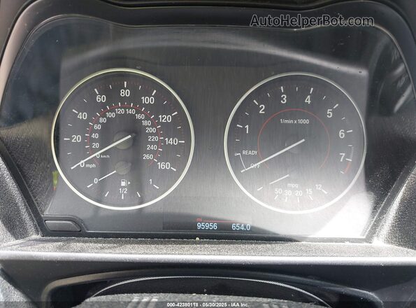 WBA1L9C58GV767841 2016 BMW 2 SERIES Black უკანა სავარძლების ხედი