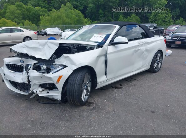 WBA2M7C59KVD51993 2019 BMW 2 SERIES White წინა მარცხენა ხედი სამი მეოთხედიდან