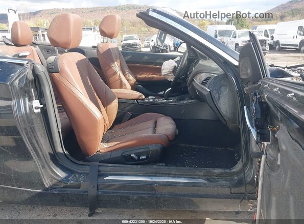 WBA2M9C56HV717457 2017 BMW 2 SERIES Black Widok wnętrza z przodu