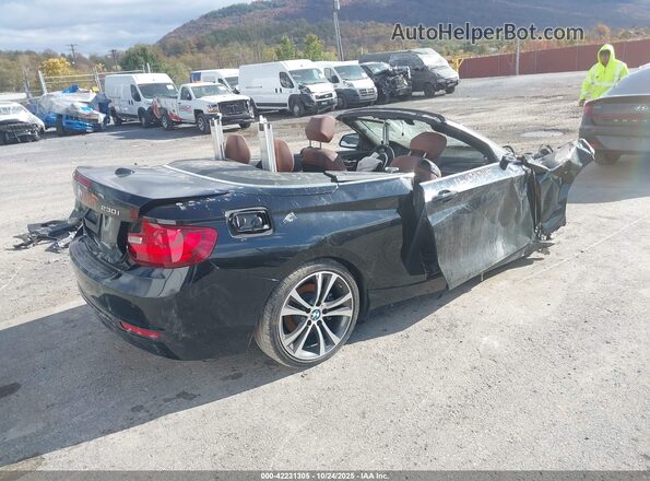 WBA2M9C56HV717457 2017 BMW 2 SERIES Black Tył prawy