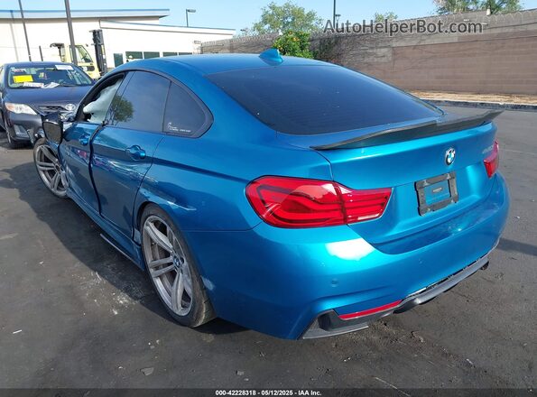 WBA4J5C56JBF07381 2018 BMW 4 SERIES Blue Հետևի ձախ