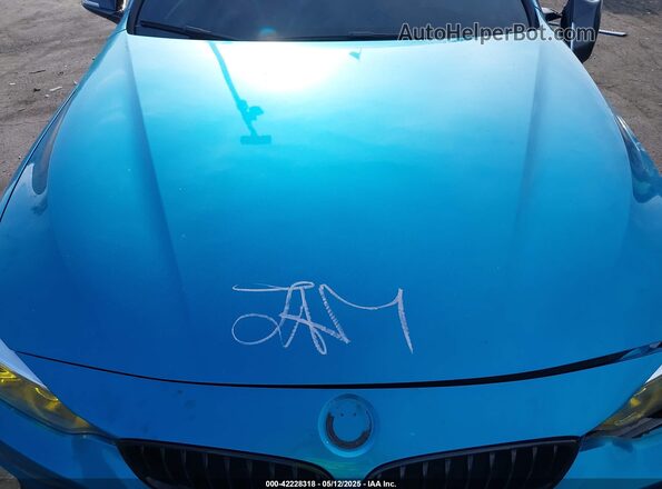 WBA4J5C56JBF07381 2018 BMW 4 SERIES Blue Հետևի տեսք