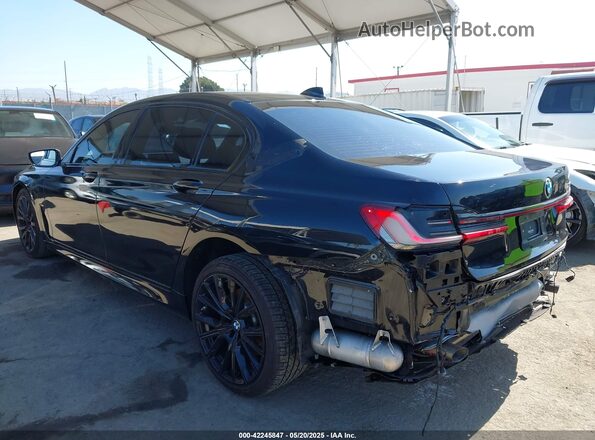 WBA7T2C07NCJ65222 2022 BMW 7 SERIES Black Հետևի ձախ