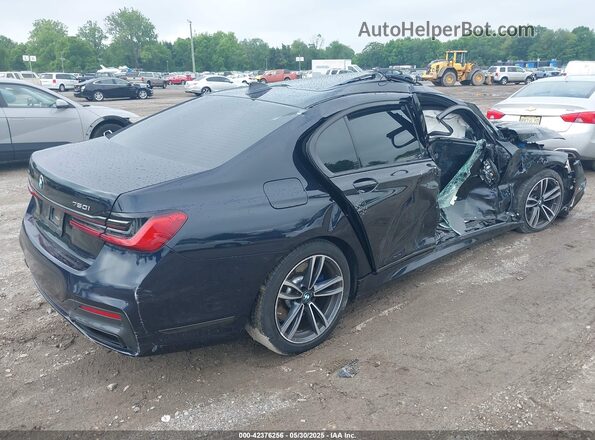 WBA7U2C0XMCF78623 2021 BMW 7 SERIES Black უკანა მარჯვენა