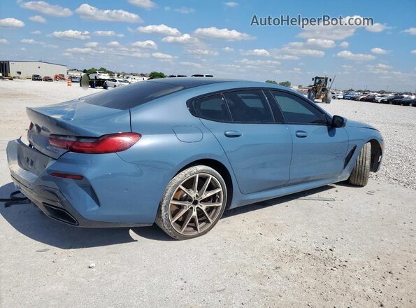 WBAGV8C06NCH98097 2022 BMW M8 Blue Задня права чверть