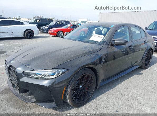 WBS43AY00PFP65177 2023 BMW M3 Black Front left