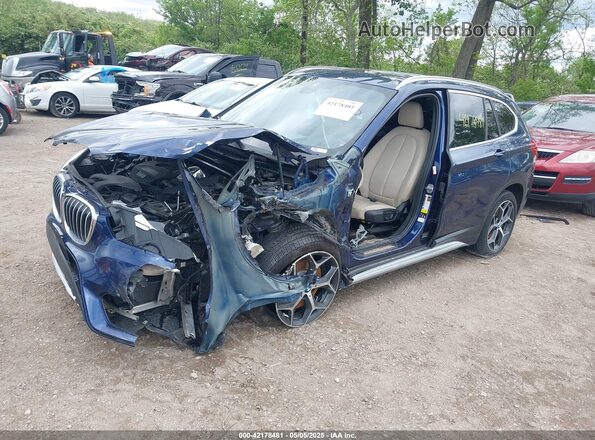 WBXHT3C53K3H35405 2019 BMW X1 Blue 