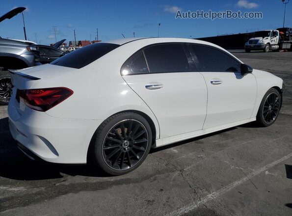 WDD3G4EB0KW022029 2019 MERCEDES-BENZ A White უკანა მარჯვენა