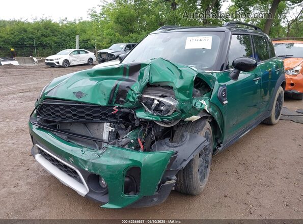 WMZ83BR00P3P56493 2023 MINI COUNTRYMAN Green Front left