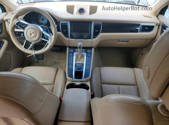 WP1AB2A58GLB55617 2016 PORSCHE MACAN White Առջևի վահանակի տեսք