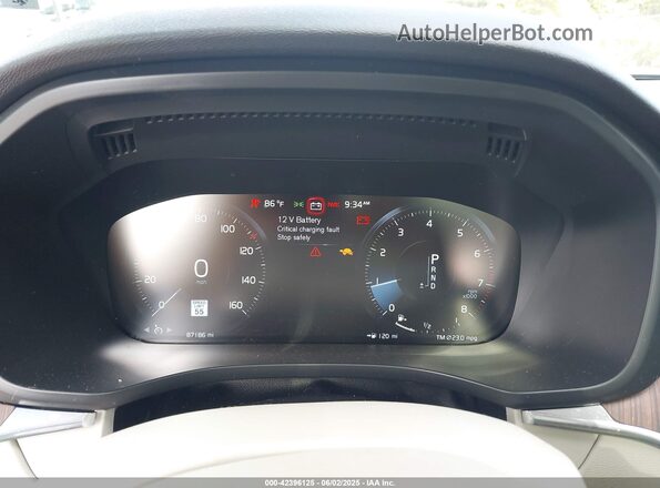 YV4102DK8M1726892 2021 VOLVO XC60 Gray Вид задніх сидінь
