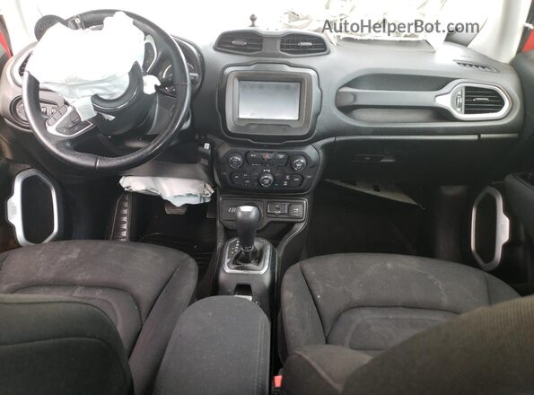 ZACNJBBB6LPL22876 2020 JEEP RENEGADE Red Вид панелі приладів