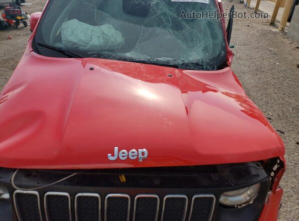 ZACNJBBB6LPL22876 2020 JEEP RENEGADE Red Вид підкапотного простору