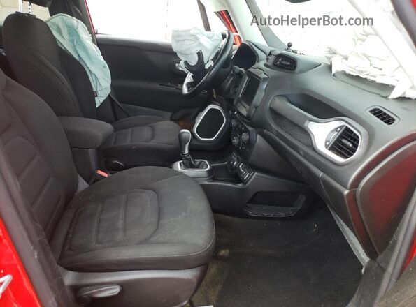 ZACNJBBB6LPL22876 2020 JEEP RENEGADE Red Вид салону спереду
