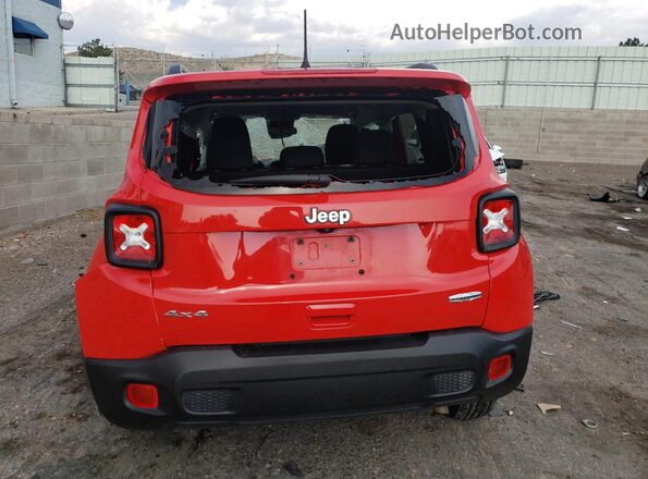 ZACNJBBB6LPL22876 2020 JEEP RENEGADE Red Вид ззаду