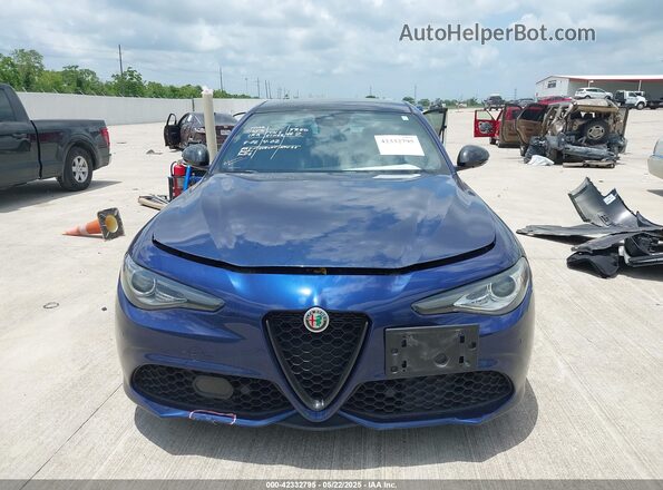 ZARFAMBN4M7648578 2021 ALFA ROMEO GIULIA Blue Вид щитка приладів