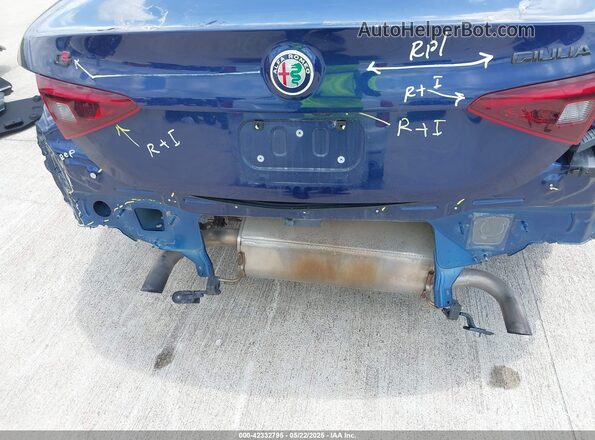 ZARFAMBN4M7648578 2021 ALFA ROMEO GIULIA Blue 